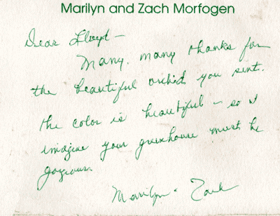 testimonial Marilyn and Zach Morfogen